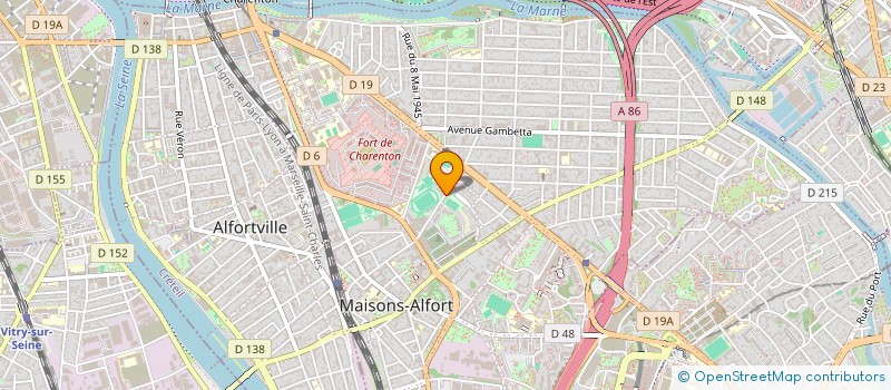 localisation de l'entreprise JSA TENNIS CLUB  MAISONS-ALFORT