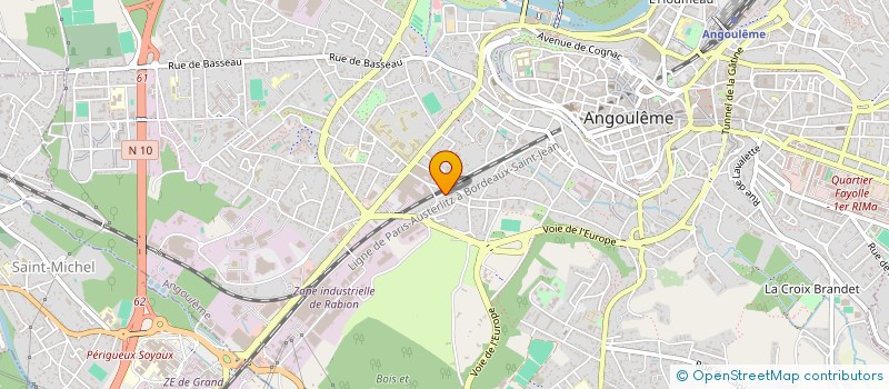 localisation de l'entreprise JSA TRIATHLON ET DUATHLON à ANGOULEME
