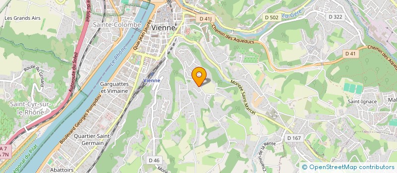 localisation de l'entreprise JSA2H  VIENNE