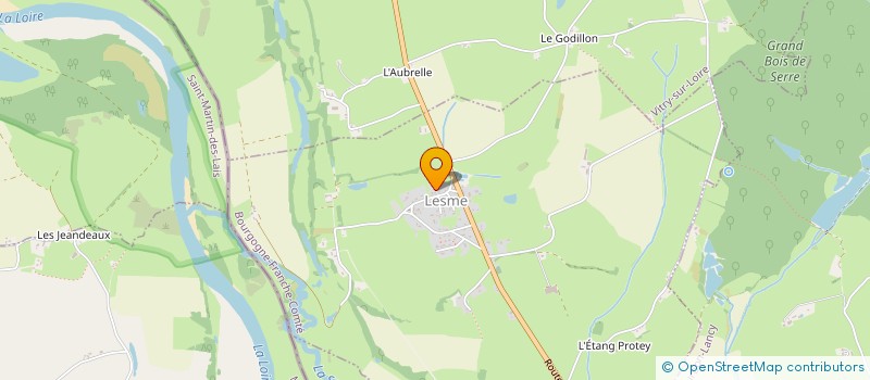 localisation de l'entreprise JSAG  LESME
