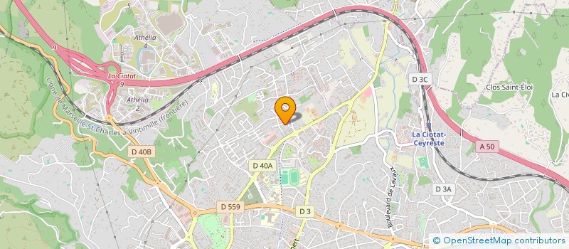 localisation de l'entreprise JSAL  LA CIOTAT