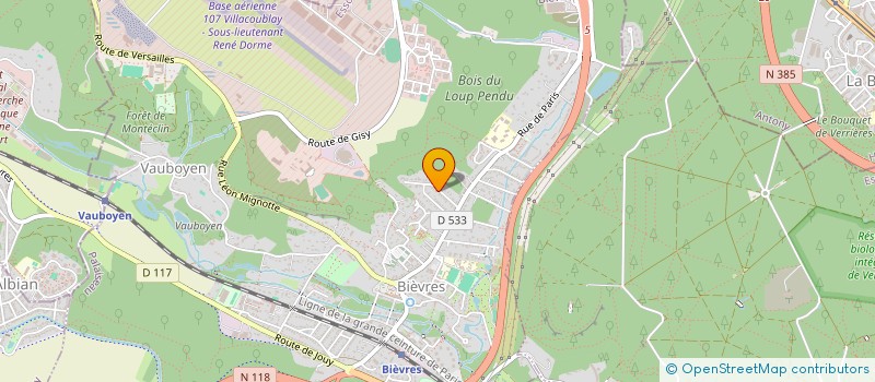 localisation de l'entreprise JSAM  BIEVRES