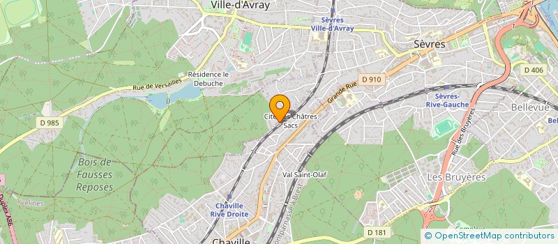 localisation de l'entreprise JSAM à SEVRES