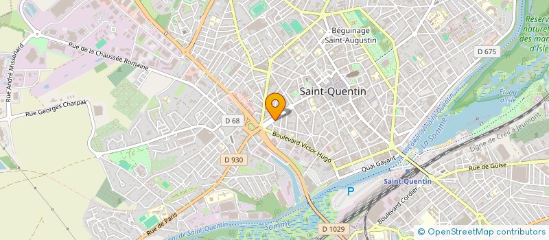 localisation de l'entreprise JSAPH CONSEIL à SAINT-QUENTIN
