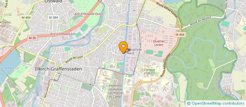 localisation de l'entreprise JSB  ILLKIRCH-GRAFFENSTADEN