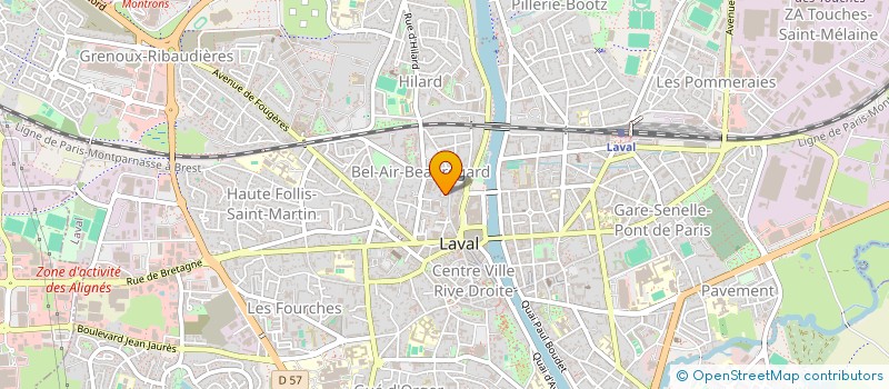 localisation de l'entreprise JSB à LAVAL