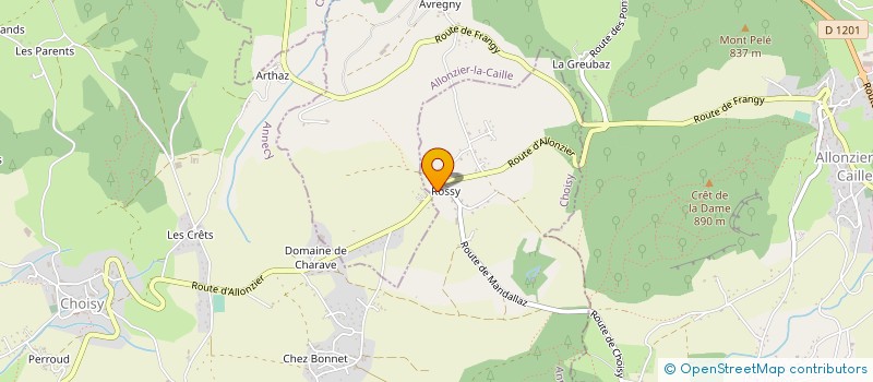 localisation de l'entreprise JSB  CHOISY