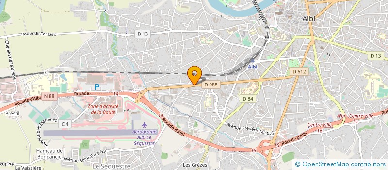 localisation de l'entreprise JSB à ALBI