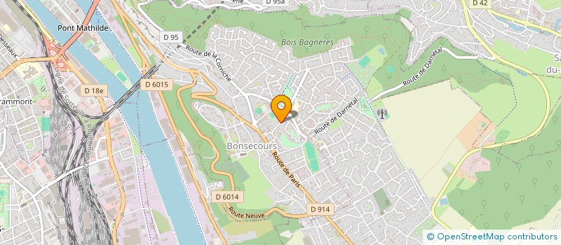 localisation de l'entreprise JSB  BONSECOURS