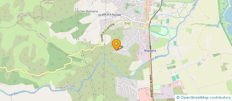 localisation de l'entreprise JSB  BIGUGLIA