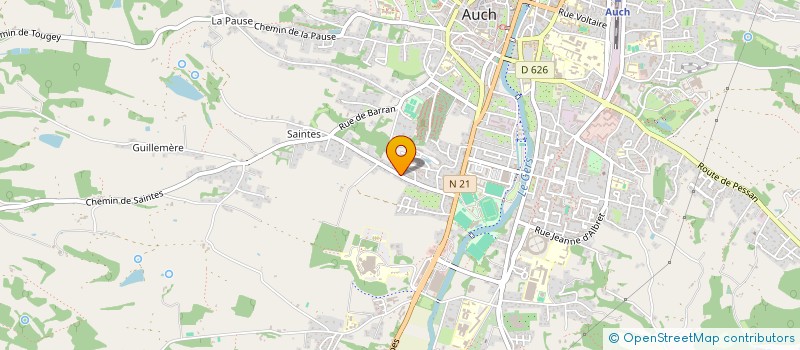 localisation de l'entreprise JSB  AUCH