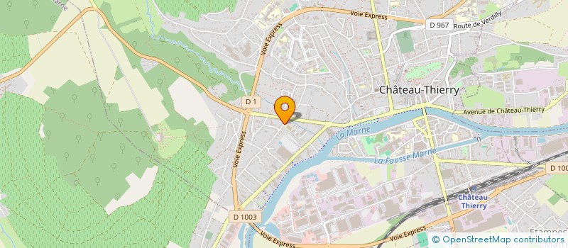 localisation de l'entreprise JSB COLLABORATION à CHATEAU-THIERRY