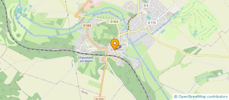 localisation de l'entreprise JSB CONCEPT  CHAUMONT-EN-VEXIN