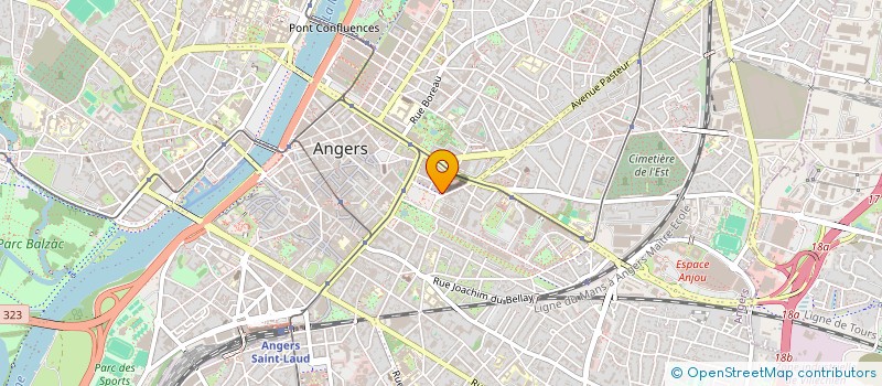 localisation de l'entreprise JSB IMMO à ANGERS