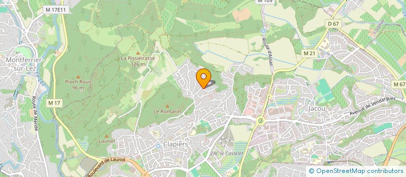 localisation de l'entreprise JSB IMMO  CLAPIERS