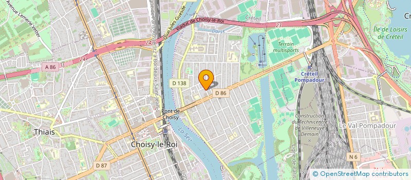 localisation de l'entreprise JSB INVEST à CHOISY-LE-ROI