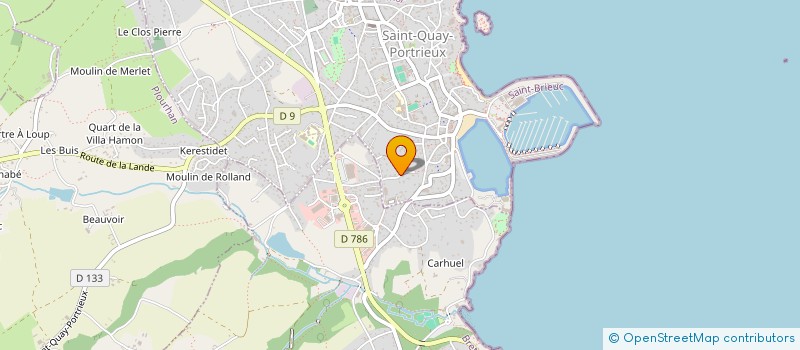 localisation de l'entreprise JSB PHARMA  SAINT-QUAY-PORTRIEUX