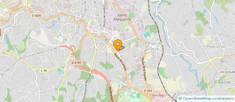 localisation de l'entreprise JSBC  GRASSE