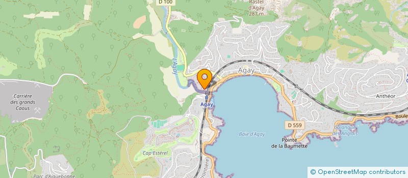 localisation de l'entreprise JSBC IMMO  SAINT-RAPHAEL