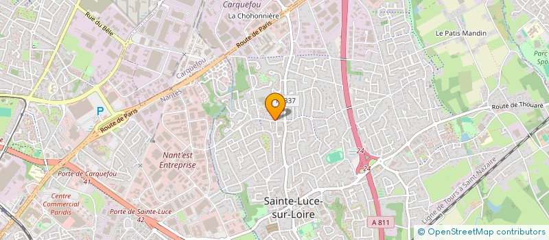 localisation de l'entreprise JSBD  SAINTE-LUCE-SUR-LOIRE