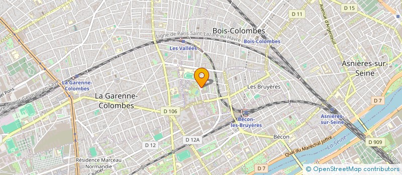 localisation de l'entreprise JSBO à BOIS-COLOMBES