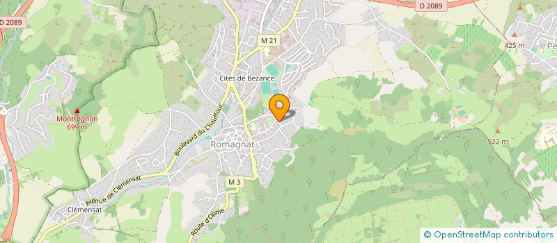 localisation de l'entreprise JSBO  ROMAGNAT