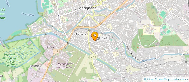 localisation de l'entreprise JSBTP  MARIGNANE