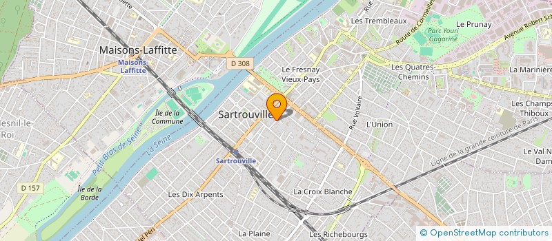 localisation de l'entreprise JSC  SARTROUVILLE