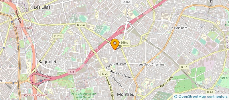 localisation de l'entreprise JSC à MONTREUIL