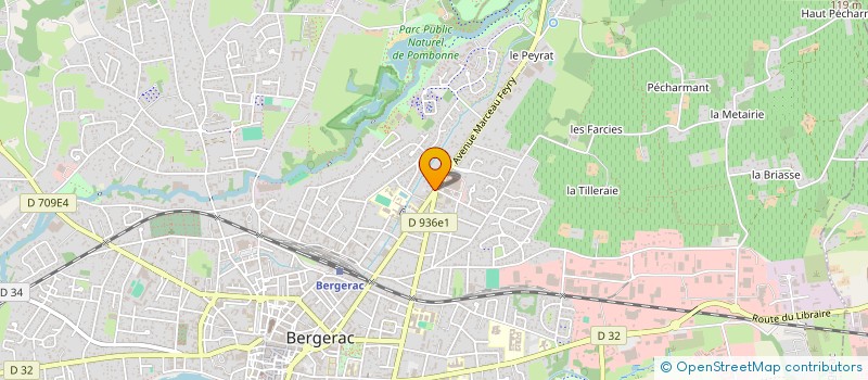 localisation de l'entreprise JSC à BERGERAC