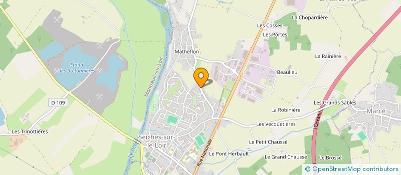 localisation de l'entreprise JSC ASSURANCES  SEICHES-SUR-LE-LOIR