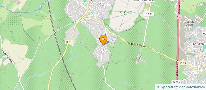 localisation de l'entreprise JSC AUTO LUX  CANOHES