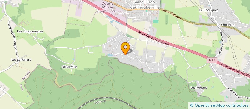 localisation de l'entreprise JSC CONSEIL  SAINT-OUEN-DE-THOUBERVILLE