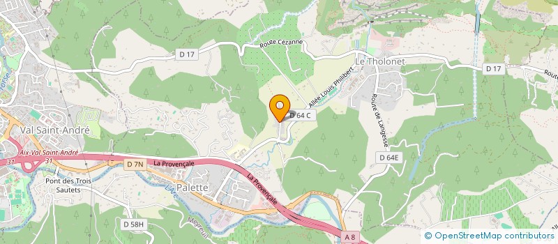 localisation de l'entreprise JSC HOLDING  LE THOLONET