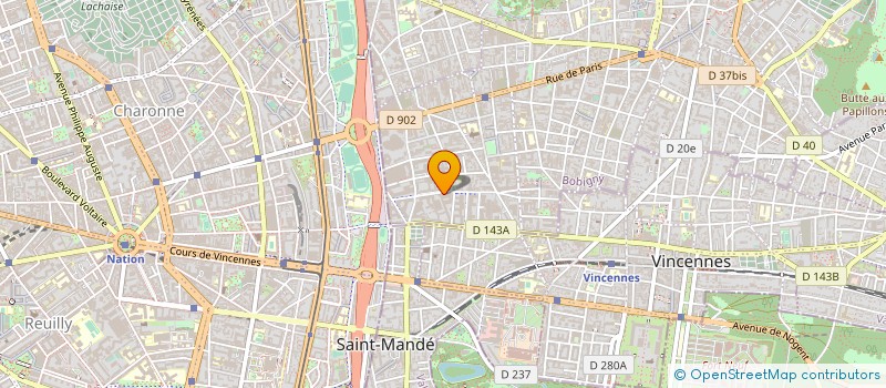localisation de l'entreprise JSC OUTILLAGE à MONTREUIL
