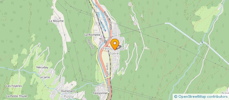 localisation de l'entreprise JSCE  GRAND-AIGUEBLANCHE