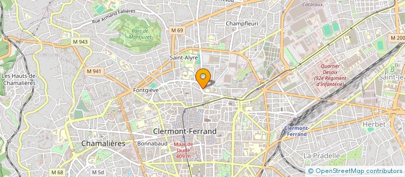 localisation de l'entreprise JSCK  CLERMONT-FERRAND