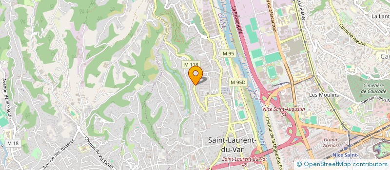 localisation de l'entreprise JSCOM & INVEST à SAINT-LAURENT-DU-VAR