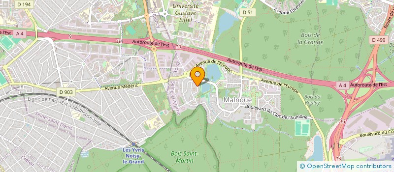 localisation de l'entreprise JSCP  EMERAINVILLE