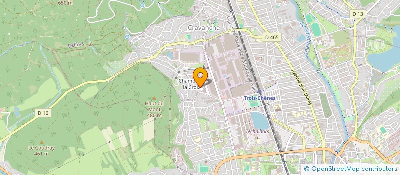 localisation de l'entreprise JSCTL  BELFORT