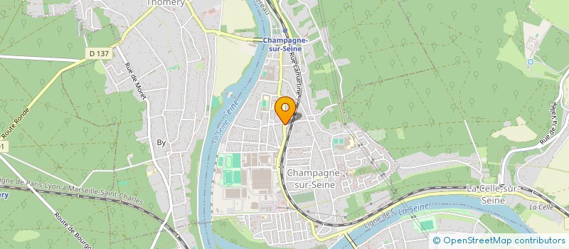 localisation de l'entreprise JSD  CHAMPAGNE-SUR-SEINE