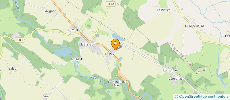 localisation de l'entreprise JSD  BERNEUIL
