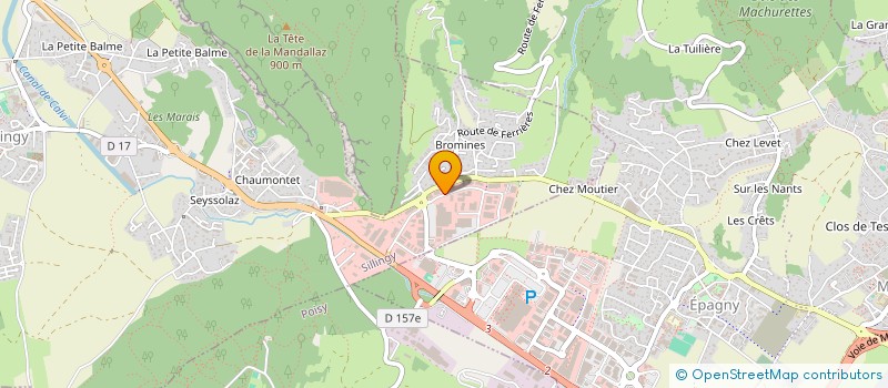 localisation de l'entreprise JSD  SILLINGY