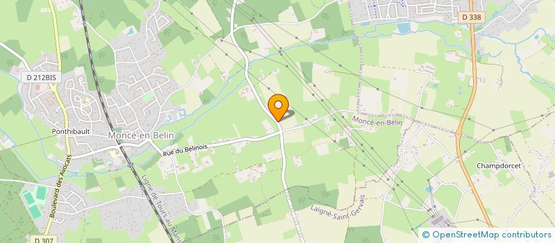 localisation de l'entreprise JSD  LE MANS