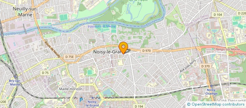 localisation de l'entreprise JSD  NOISY-LE-GRAND