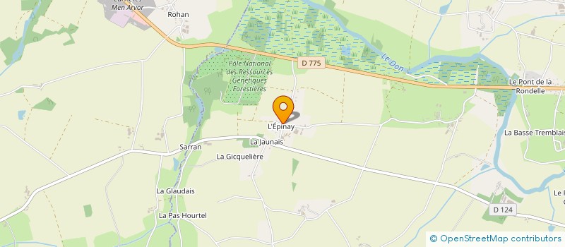 localisation de l'entreprise JSD IMMO  GUEMENE-PENFAO