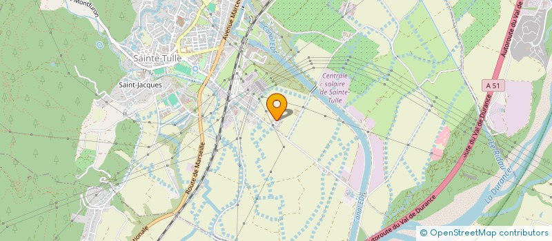 localisation de l'entreprise JSD IMMO  SAINTE-TULLE
