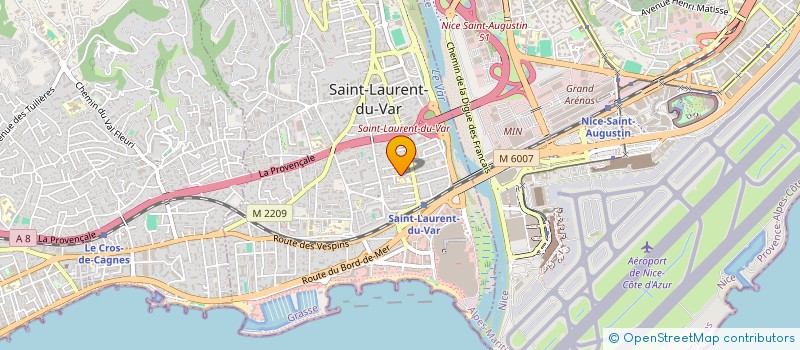 localisation de l'entreprise JSD PATRIMOINE  SAINT-LAURENT-DU-VAR