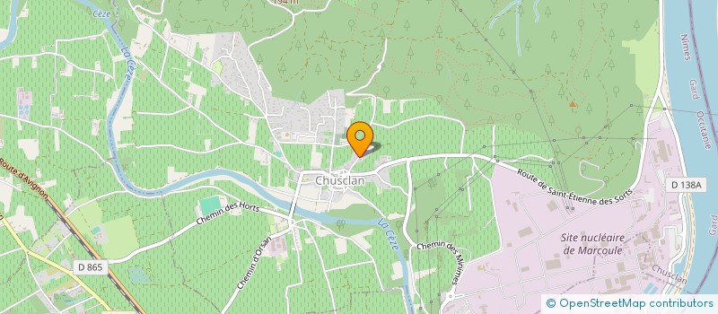 localisation de l'entreprise JSD PEINTURE  CHUSCLAN