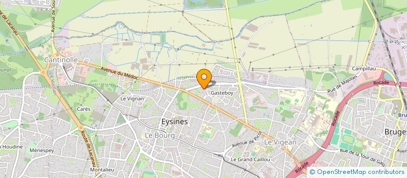 localisation de l'entreprise JSDC INVEST  EYSINES